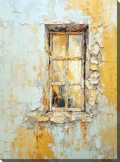 Картина маслом Окно №25