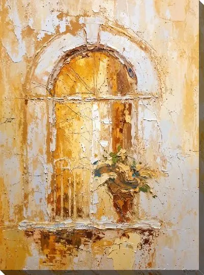 Картина маслом Окно №27