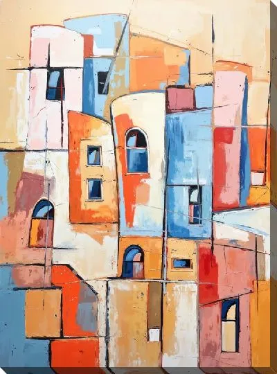 Картина маслом Окна №34