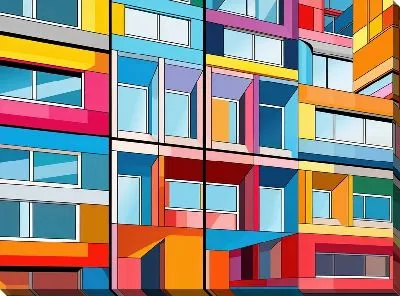 Картина маслом Окна №37