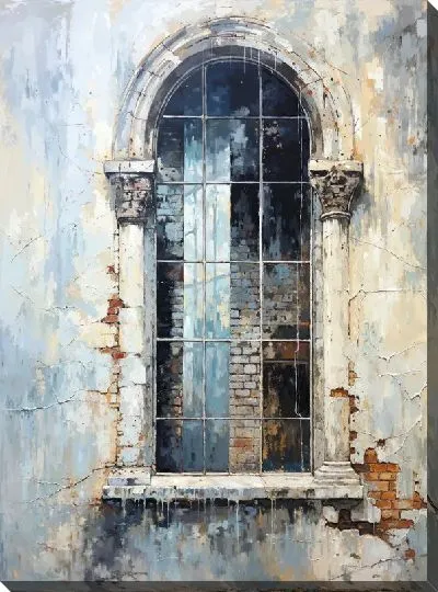 Картина маслом Окно №50