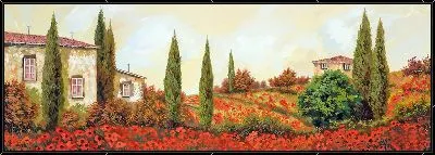 Картина Полевые маки в Тоскане №2