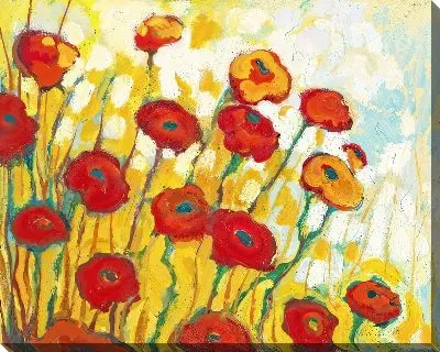 Картина маслом Маки №104