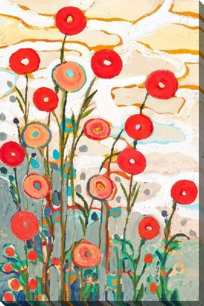 Картина маслом Маки №106