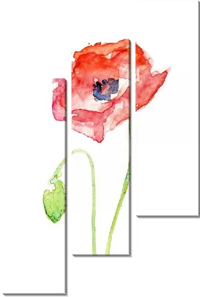 Модульная картина Маки №110