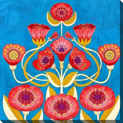 Картина маслом Маки №115