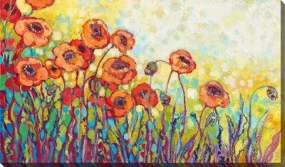 Картина маслом Маки №123