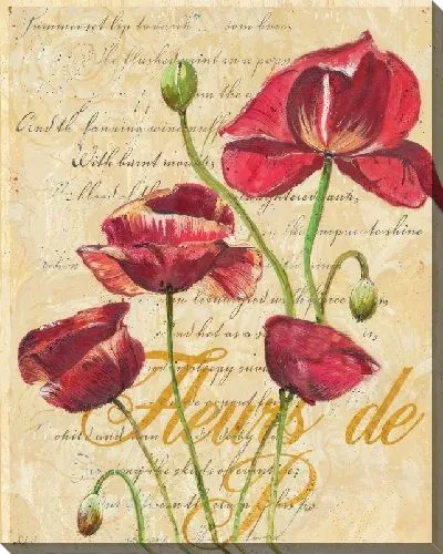 Картина маслом Маки №126