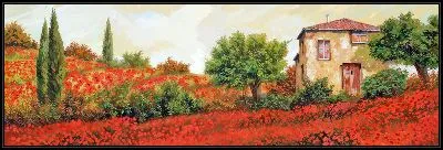 Картина Маки в Тоскане №138