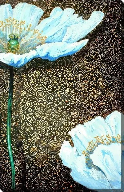 Картина маслом Маки №174