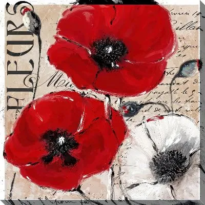 Картина маслом Маки №181