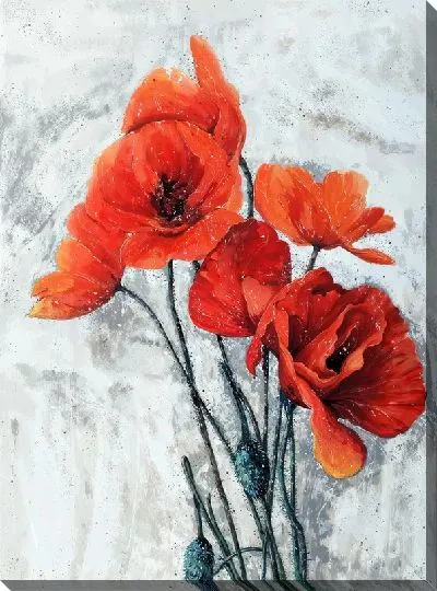 Картина маслом Маки №183