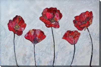 Картина маслом Маки №184