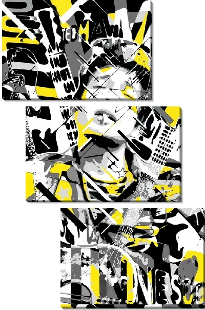 Модульная картина Боб Дилан №4