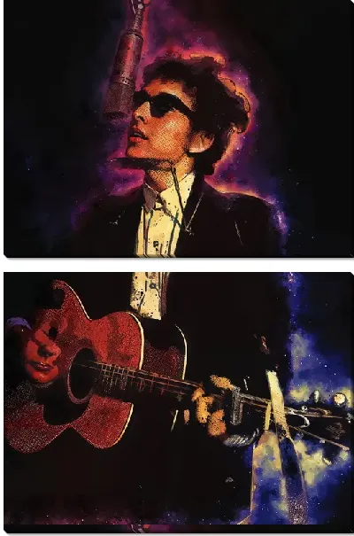 Модульная картина Боб Дилан №11