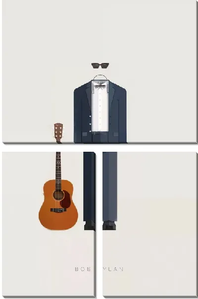 Модульная картина Боб Дилан №12