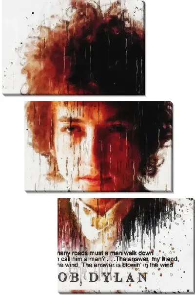 Модульная картина Боб Дилан №18