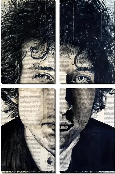 Модульная картина Боб Дилан №24