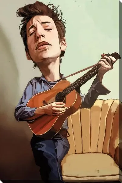 Картина маслом Боб Дилан №27