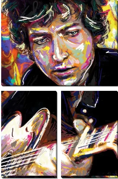 Модульная картина Боб Дилан №28