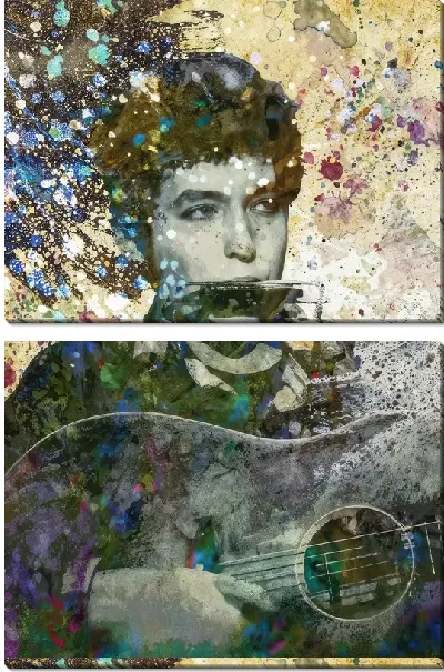 Модульная картина Боб Дилан №32