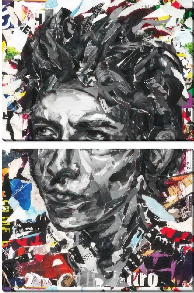 Модульная картина Боб Дилан №33