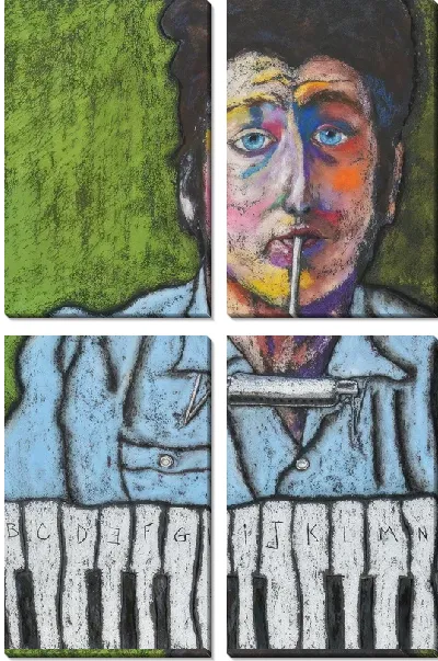 Модульная картина Боб Дилан №34