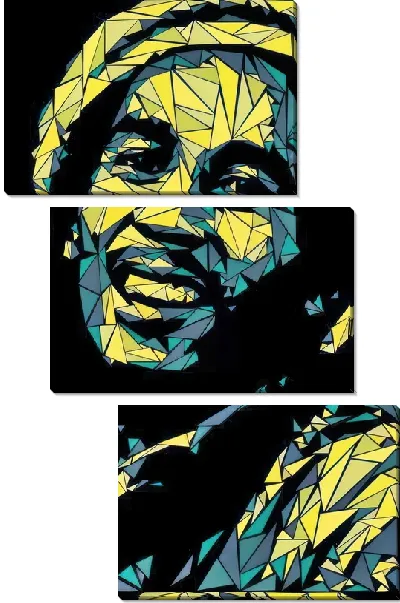 Модульная картина Боб Марли №9