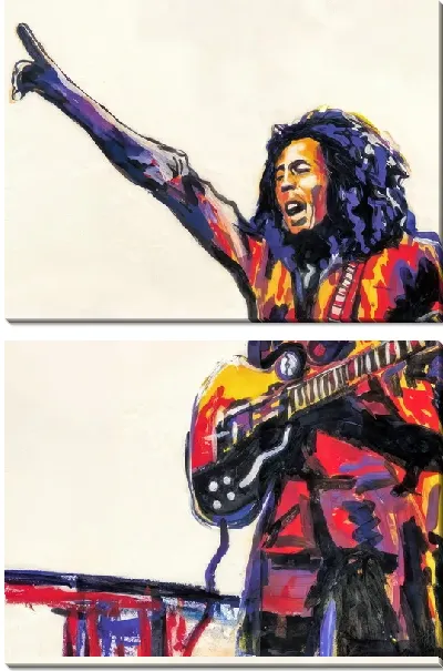 Модульная картина Боб Марли №12