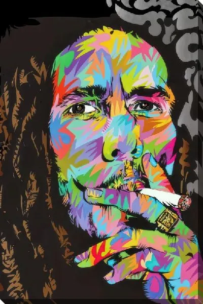 Картина маслом Боб Марли №16