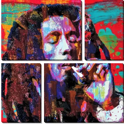 Модульная картина Боб Марли №22