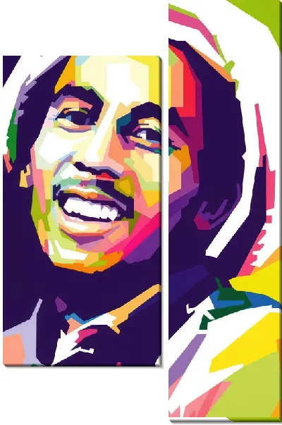 Модульная картина Боб Марли №26