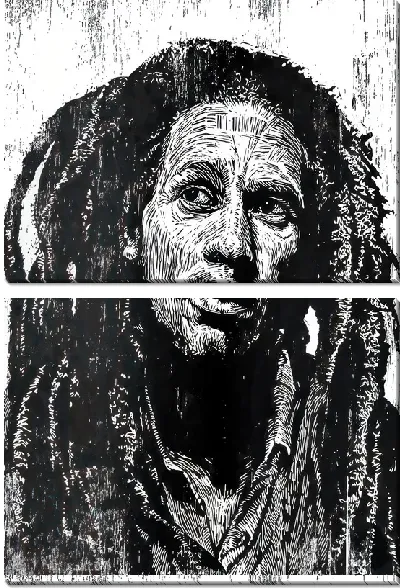 Модульная картина Боб Марли №28