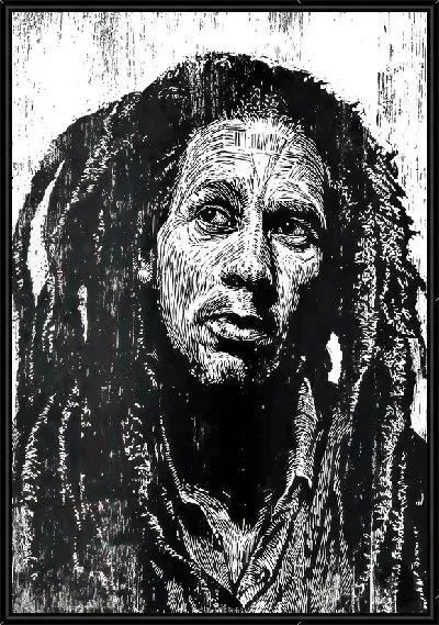 Картина Боб Марли №28