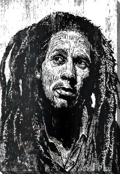 Картина маслом Боб Марли №28