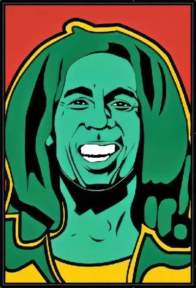 Картина Боб Марли №33