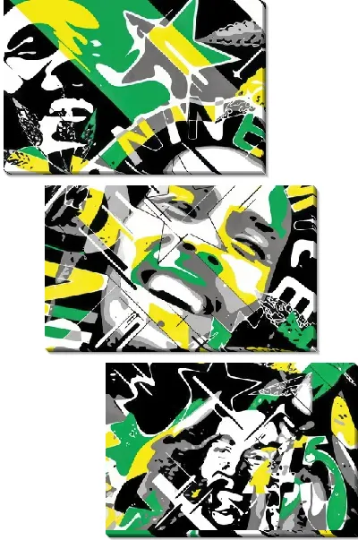 Модульная картина Боб Марли №35