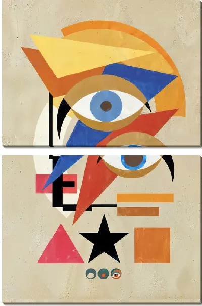 Модульная картина Дэвид Боуи №3