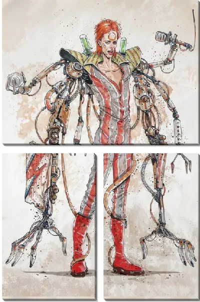 Модульная картина Дэвид Боуи №5