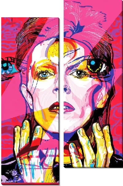 Модульная картина Дэвид Боуи №6