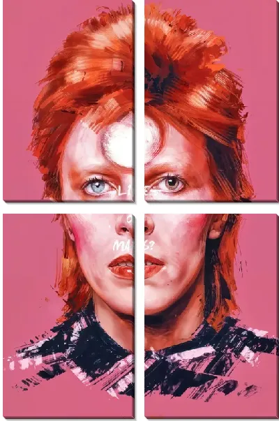 Модульная картина Дэвид Боуи №10