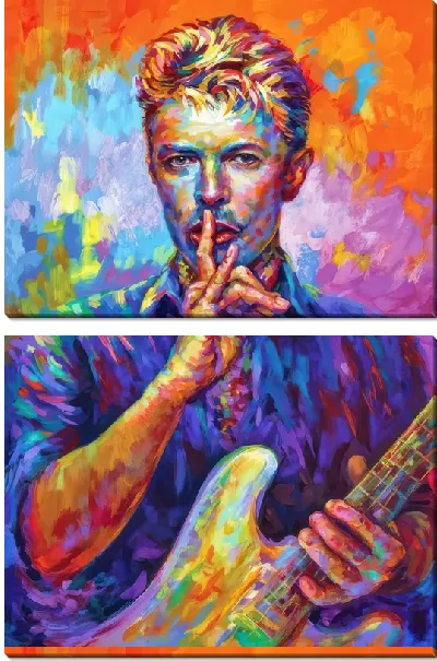 Модульная картина Дэвид Боуи №12