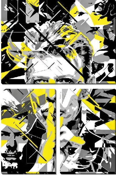 Модульная картина Дэвид Боуи №17