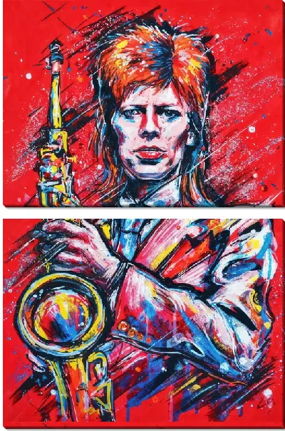 Модульная картина Дэвид Боуи №38