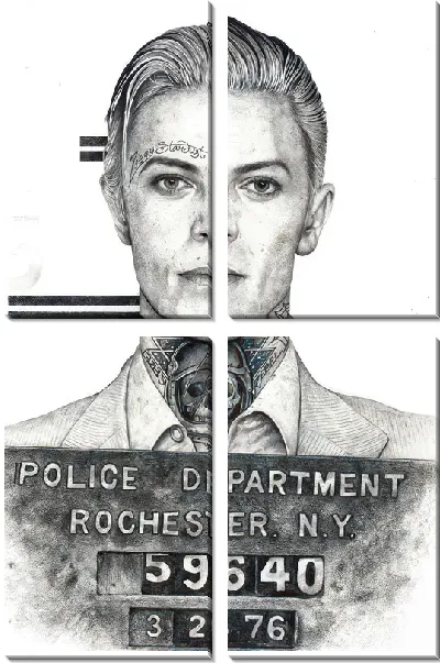 Модульная картина Дэвид Боуи №40