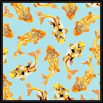 Картина Золотые рыбки в танце