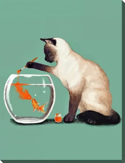 Постер Золотая рыбка №62