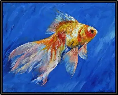 Картина Золотая рыбка №63
