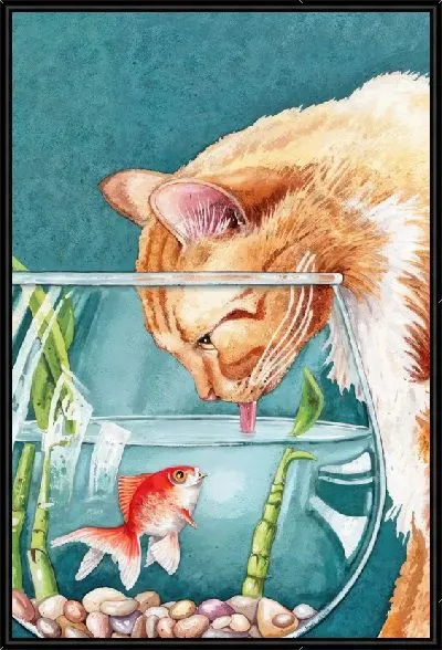 Картина Золотая рыбка №70