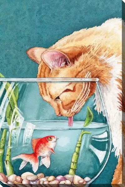 Постер Золотая рыбка №70